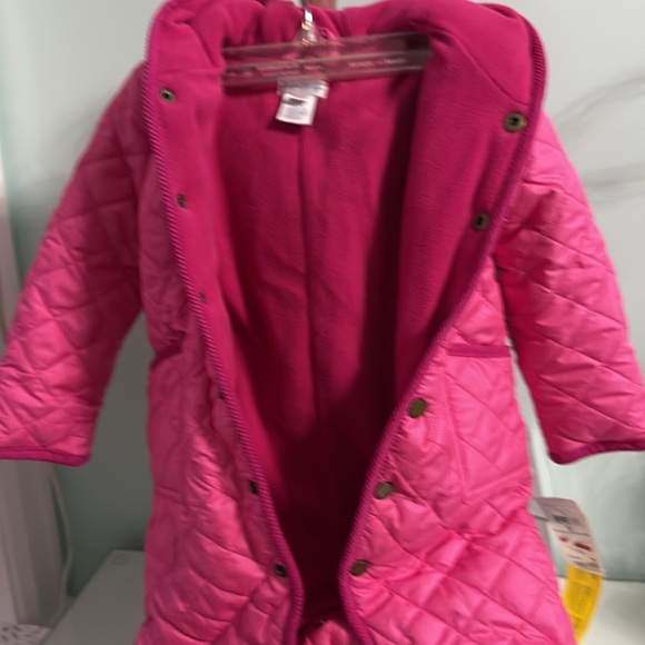 Ralph Lauren Pink Quilted Snowsuit - Picture 5 of 7